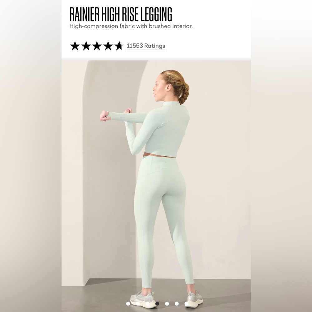 Athleta Rainier Tights / Leggings. High Rise NWT